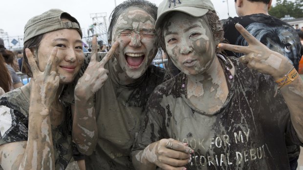The Boryeong Mud Festival is usually held at Daecheon Beach in Seoul, South Korea. 