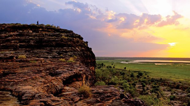 Sunset from Ubirr Rock, Kakadu National Park.