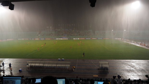 Tour of duty: The Matildas face Vietnam in May at Thong Nhat Stadium where the 1967 Socceroos played.