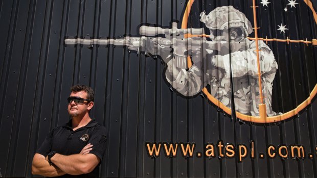 Army veteran Paul Burns now runs and owns Australian Target Systems, an Albury based company dating back to the 1950s.