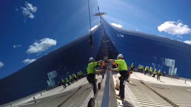 The rooftop of the new Chadstone development, the first stage of which will open on October 13.