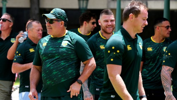 A players' coach: Mal Meninga has brought harmony to the Australian team.