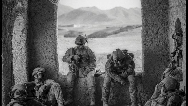 <i>Rest</i> (2011), from Gary Ramage's new series, <i>Afghanistan</i>.