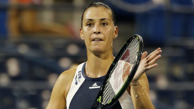 Thought it was a bomb: Flavia Pennetta.