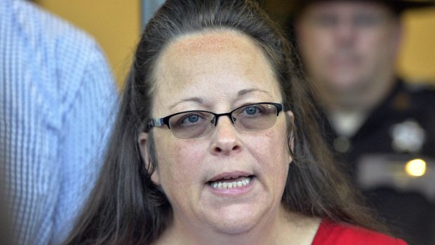 Controversial ... The Vatican said there is a 'sense of regret' that the Pope met Rowan County Clerk Kim Davis and did not want the meeting to be seen as an endorsement of her position on gay marriage.
