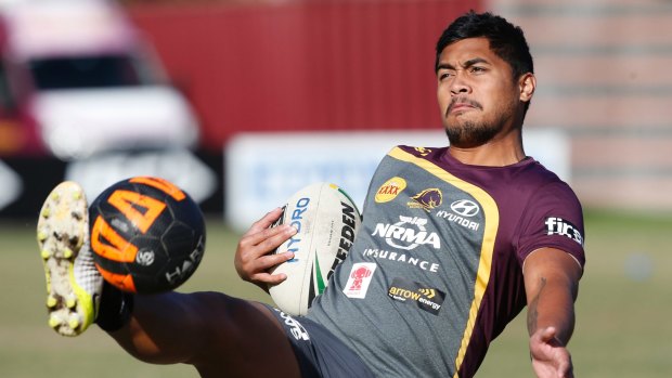 Will he or won't he play the World Cup? Brisbane five-eighth Anthony Milford.