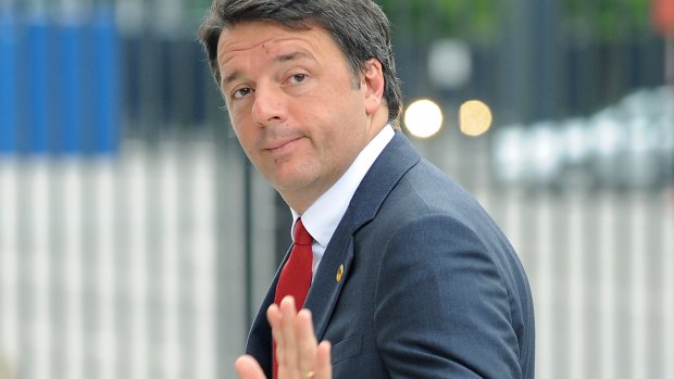 Italian Prime Minister Matteo Renzi.