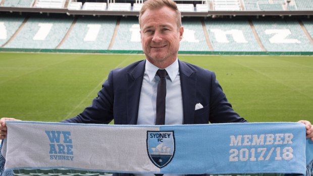 On board: New Sydney FC CEO Danny Townsend predicts further growth for the club.