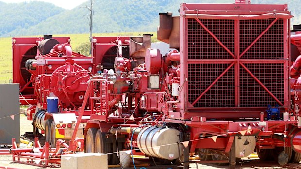 CSG equipment at AGL's Waukivory pilot field near Gloucester.