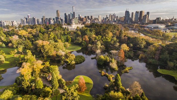 Melbourne's Royal Botanic Gardens.