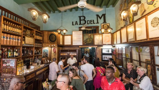 La Bodeguita Del Medio, a famous bar in Old Havana.