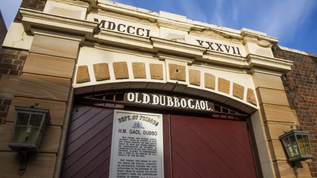 The entrance to the Old Dubbo Gaol. 

