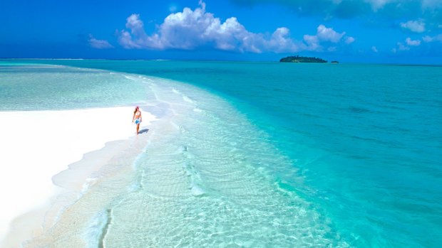 The water is so clear and the sand so white that the lagoon sometimes feels unreal. 