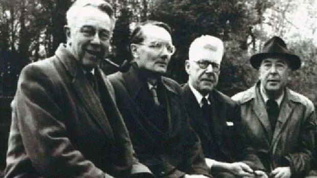  J.R.R. Tolkien, Owen Barfield, Charles Williams and C.S. Lewis.