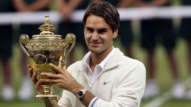 Federer won his seventh Wimbledon in 2012.