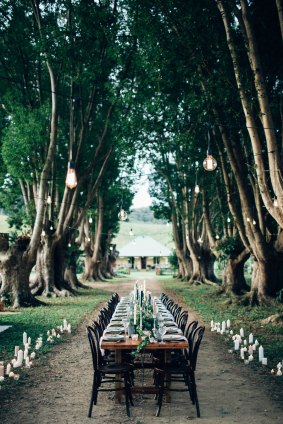 Casa Ciana in NSW set up for celebrations. 