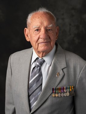 WWII veteran Ivan Bettridge, of 26th Battalion, A Company.