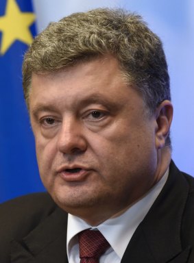 "Direct and open aggression has been launched against Ukraine from a neighbouring state": Ukrainian President Petro Poroshenko.