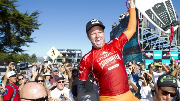 Retiring: Australian surfer Taj Burrow is saying goodbye to the waves after an18-year career.