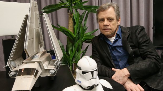 Actor Mark Hamill, who played Luke Skywalker in the original film series - did not attend the film junket in LA for <i>Star Wars: The Force Awakens</i>.