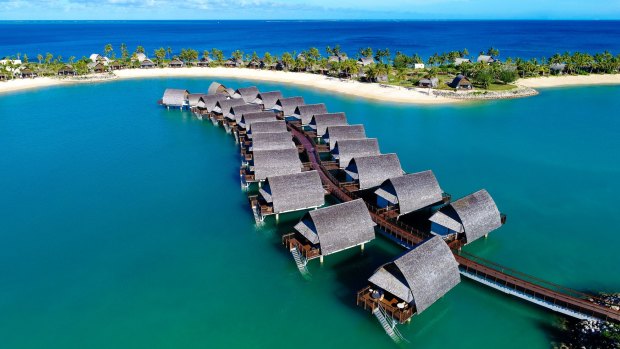 Marriott Momi Bay is the only resort on Fiji's main island to feature overwater villas.