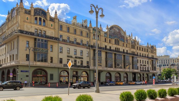 Metropol Hotel in Moscow.