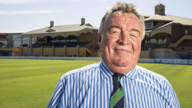 Reflecting on a privilege: John Maclean at Allan Border field.