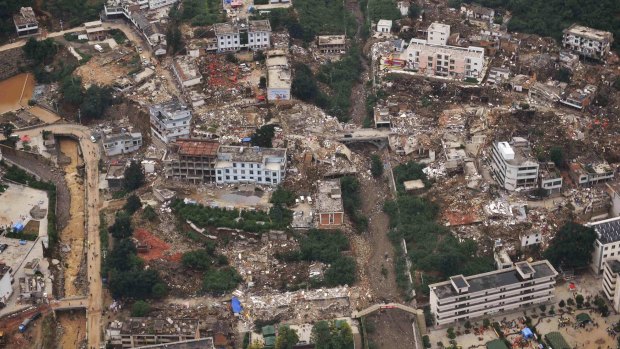The 2014 quake that struck China had its epicentre in the town of Longtoushan in the Yunnan province.