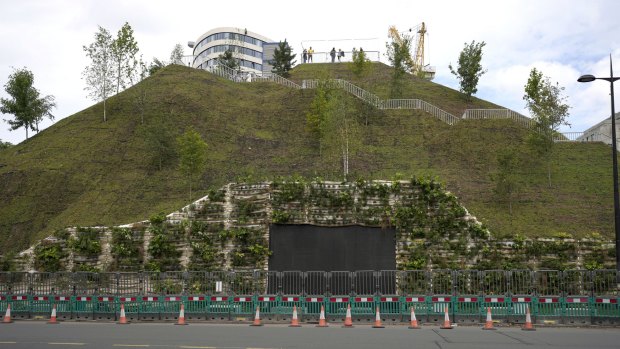 Local officials conceded the project officially known as the Marble Arch Mound is not ready for public viewing and closed the site until further notice.