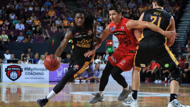 End of an era: The Sydney Kings lost to the Perth Wildcats in the final game at the Kingdome.