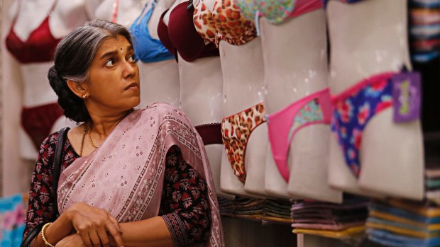 In Lipstick Under My Burkha, Aunty (Ratna Pathak Shah) is a widow who reads erotic novels and summons up the courage to learn to swim.