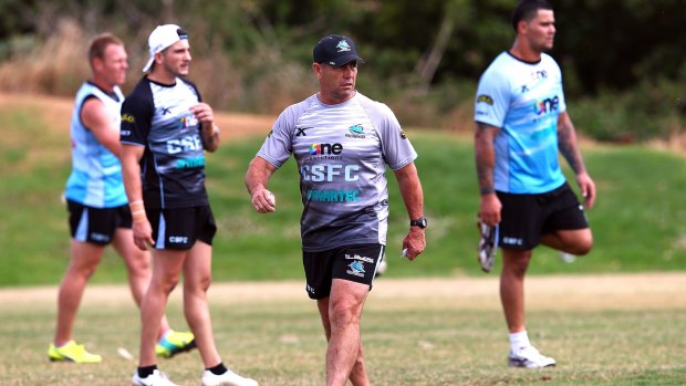 Coach Shane Flanagan has a host of players fighting for a spot on Cronulla's backline.