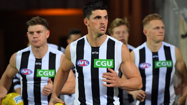 Scott Pendlebury is expected to lead Collingwood out again as captain this year. 