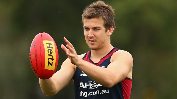 Patient approach: Jack Trengove is not likely to be rushed back to senior footy by Melbourne.