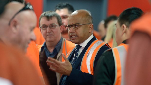 Sanjeev Gupta met with Arrium staff in Melbourne.