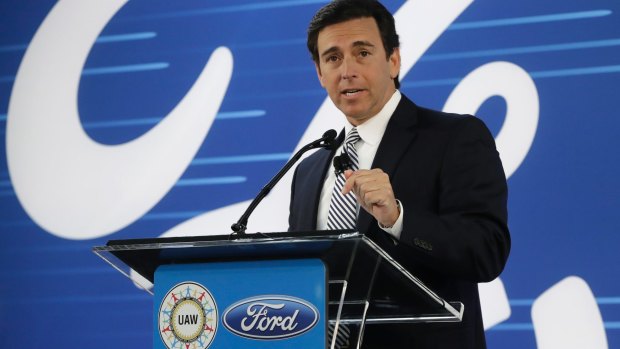 Abrupt exit: Mark Fields has been dumped as Ford's chief executive. 