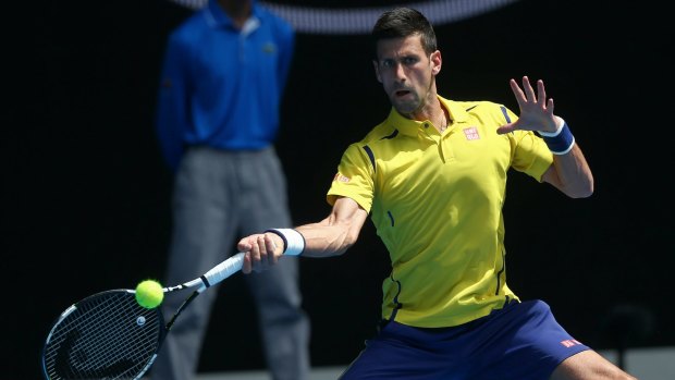 Bad day: Novak Djokovic is confident of putting his poor performance against Gilles Simon behind him.
