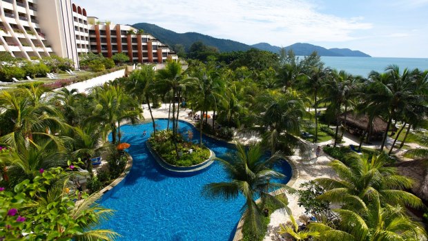Right on the beach: PARKROYAL Penang Resort.