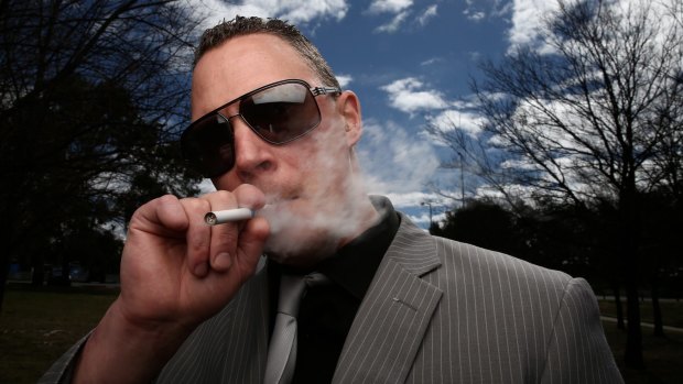 More people, like Drew, from Canberra, are using e-cigarettes.