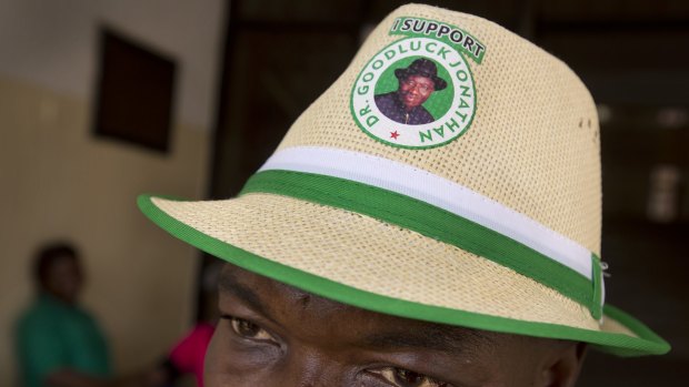 A party observer from Nigerian President Goodluck Jonathan's People's Democratic Party.