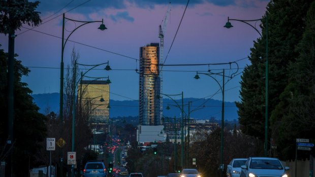 By 2020, Box Hill will have more skyscrapers than Canberra.
