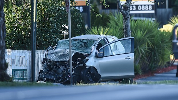 The Toyota Yaris of the woman killed in the Oakleigh hit-run.