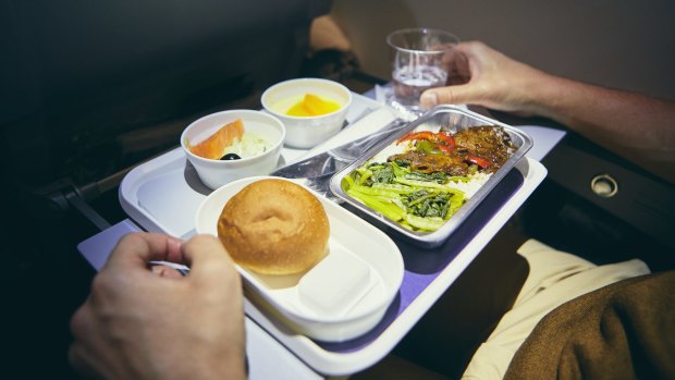 Airline meal service is a nightmarish process.