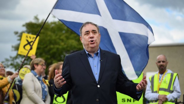 Former SNP leader and first minister Alex Salmond lost his seat.