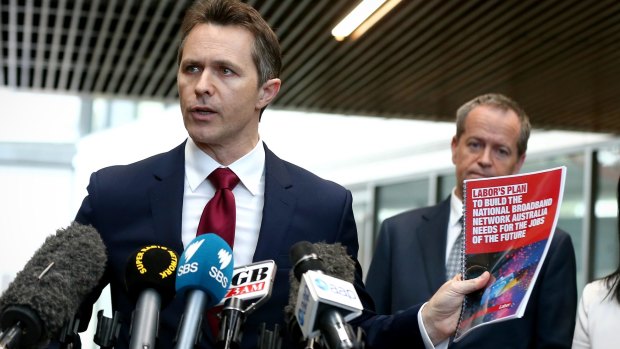 Labor MP Jason Clare and Opposition Leader Bill Shorten
