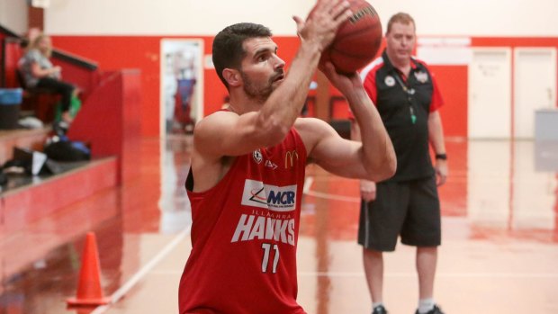On call: NBL MVP Kevin Lisch is waiting to hear whether his request for Australian citizenship will be approved.
