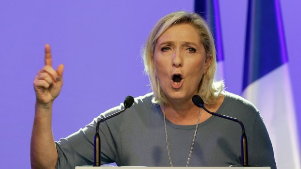 France's far-right National Front leader Marine Le Pen.
