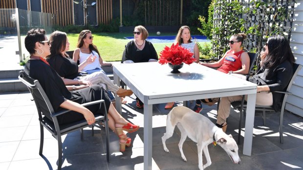 Justine Teggelove, Beth Richards, Narelle Plapp, Nicole Keleher, Beth Richards, Shelley Flett, Alex Anasson and Jo Attard at a Business Chicks Power Players meeting.