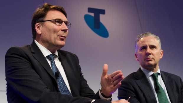 David Thodey (left) announced his retirement on Friday morning after almost six years at the helm of Telstra.