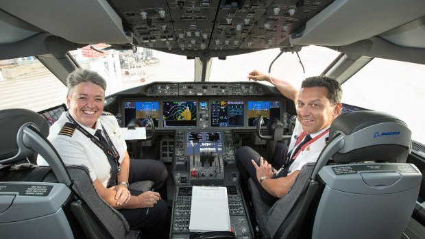 Danny Wallis successfully bid on a Dreamliner simulator experience for 1.2 million points. The session will be with Qantas' chief technical pilot, Alex Passerini, or fleet operations manager Lisa Norman (pictured).  